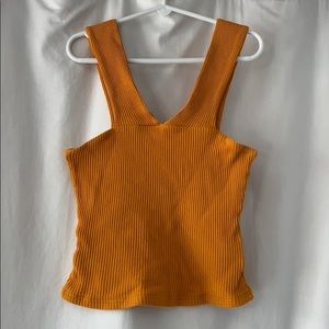 Urban Outfitters Cropped Burnt Orange Top